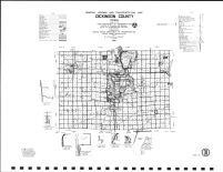 Dickinson County Highway Map, Emmet County 1990